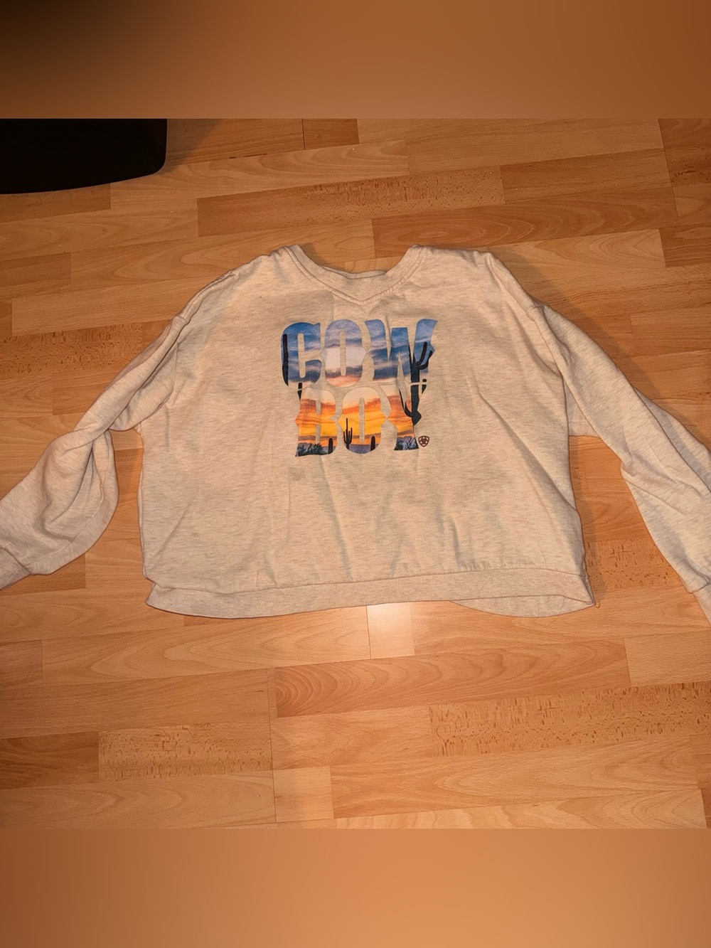 Ariat Cozy Light Cream Graphic Women's Sweatshirt